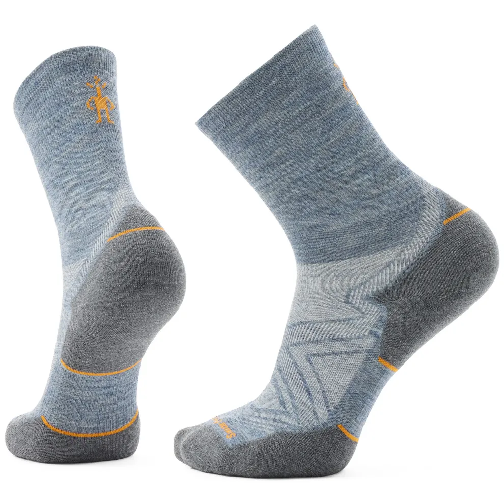 Run Targeted Cushion Mid Crew Socks for Men