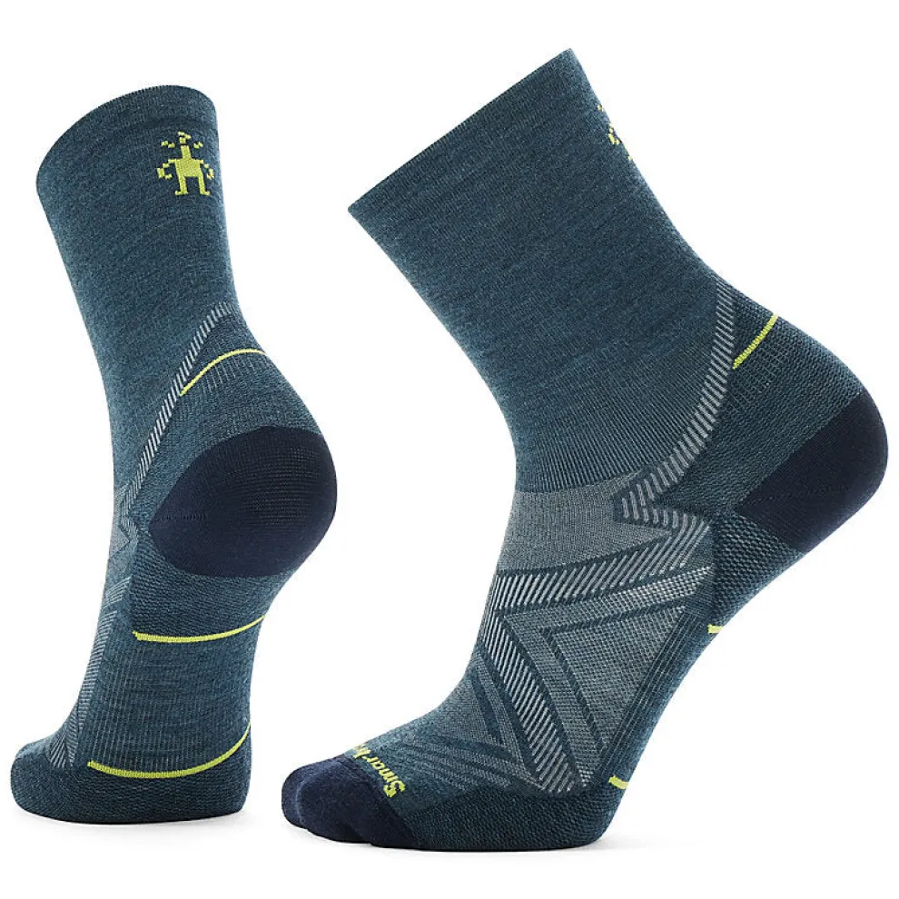 Run Zero Cushion Mid Crew Socks for Men