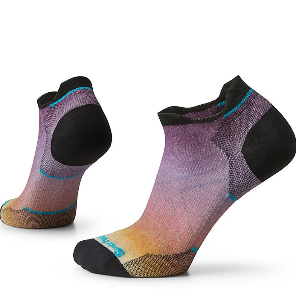 Run Zero Cushion Ombre Print Low Ankle Socks for Women