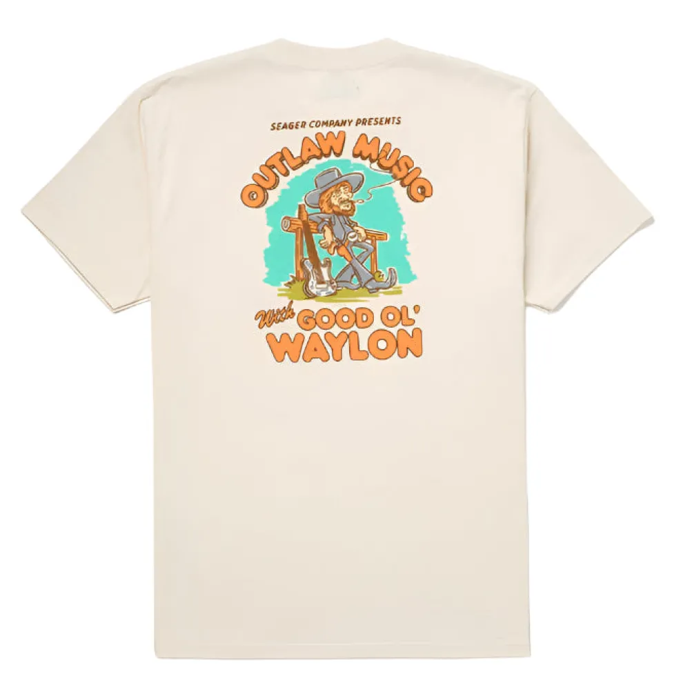 Seager X Waylon Jennings Outlaw Tee