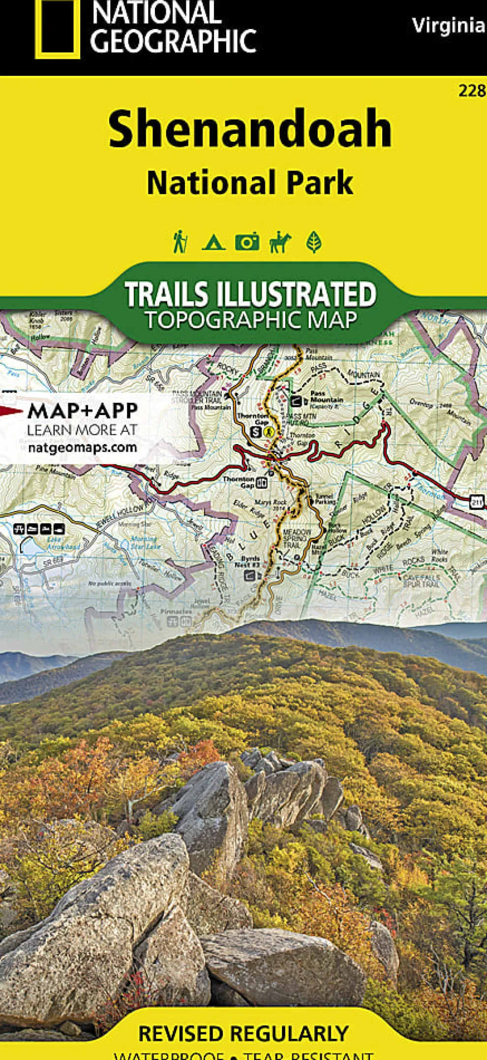 Shenandoah National Park Map
