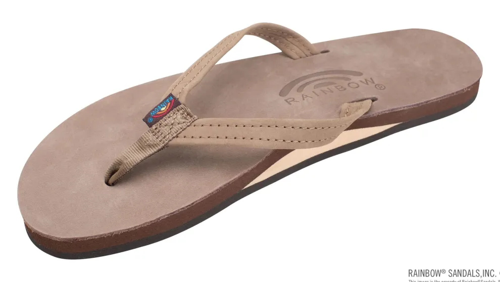 Single Layer Premier Leather with Arch Support and a 1/2" Narrow Strap for Women