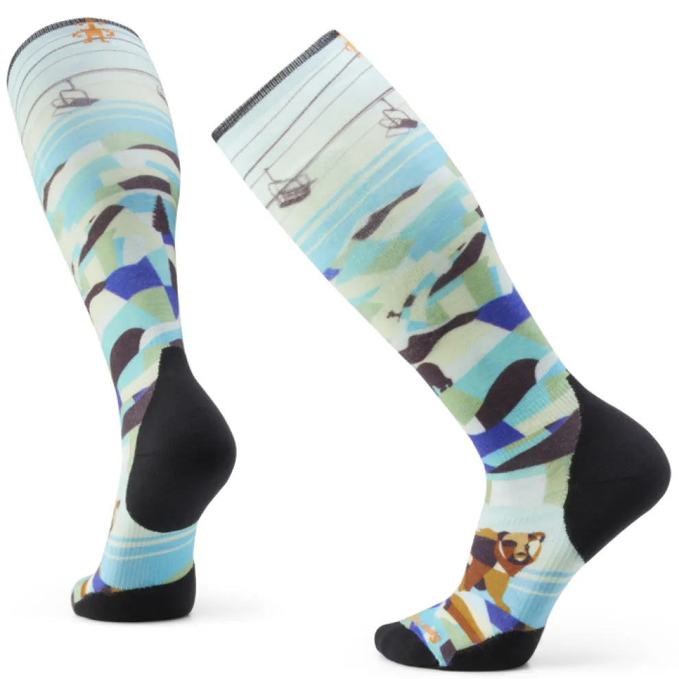 Ski Bear Country Over the Calf Socks