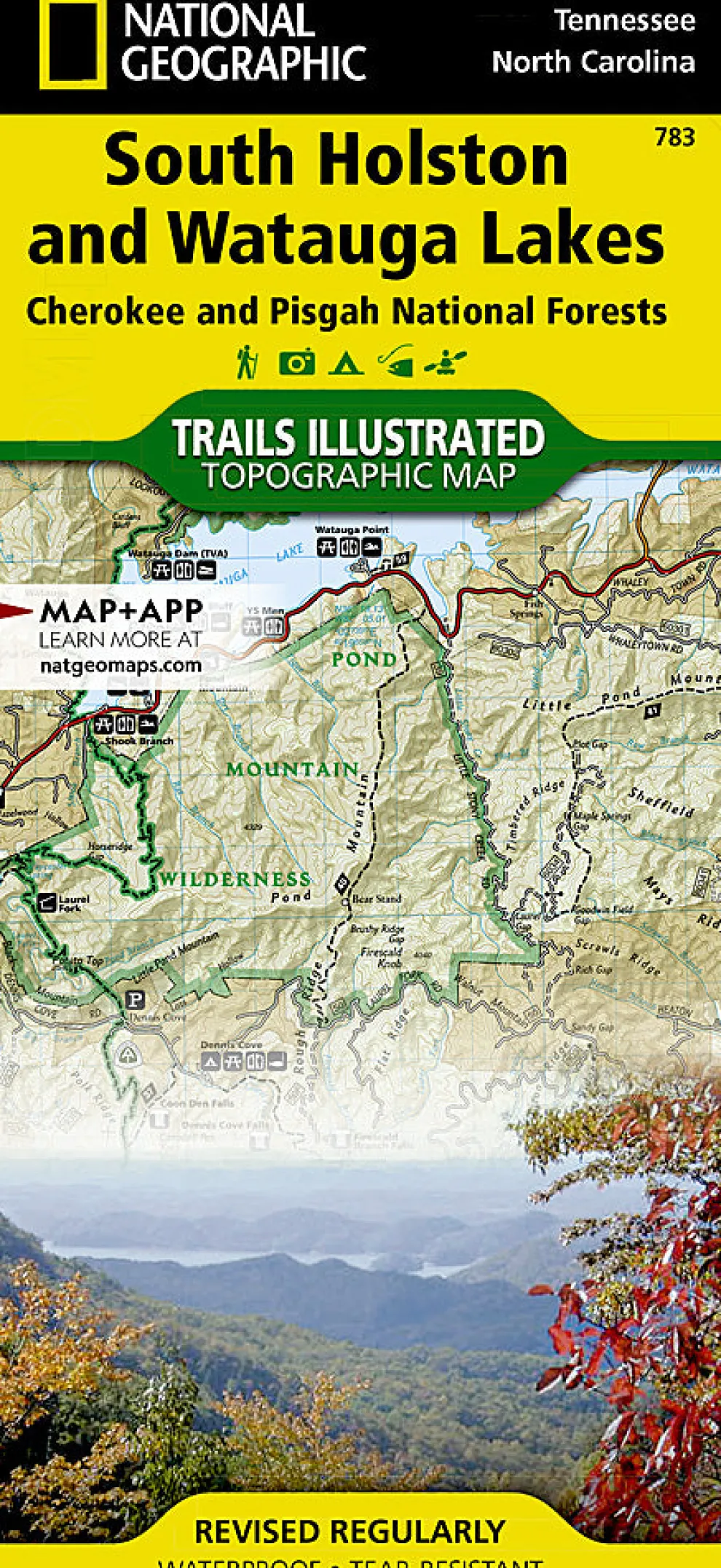 South Holston and Watauga Lakes Map