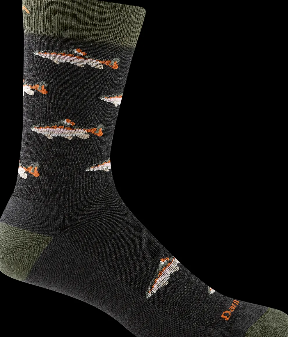 Spey Fly Crew Lightweight Lifestyle Socks for Men