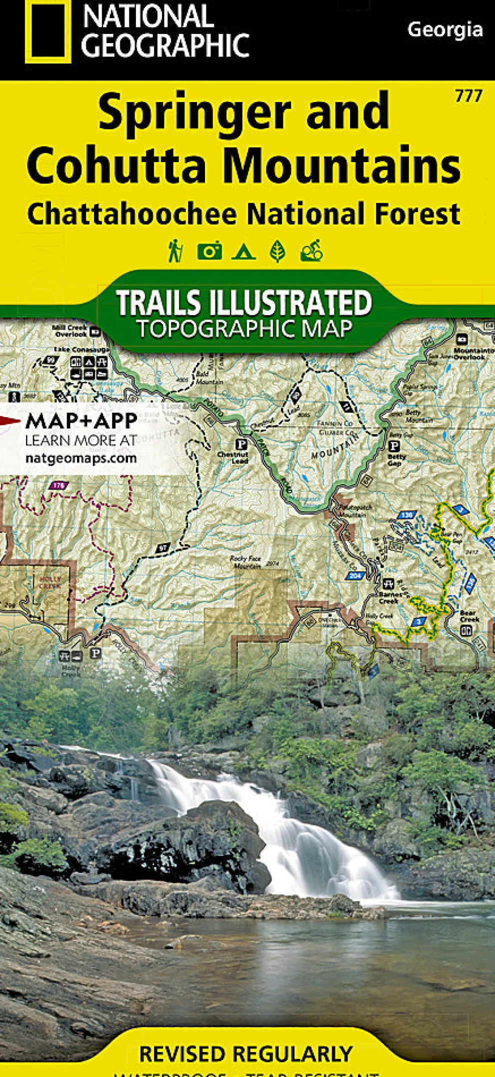 Springer and Cohutta Mountains Map