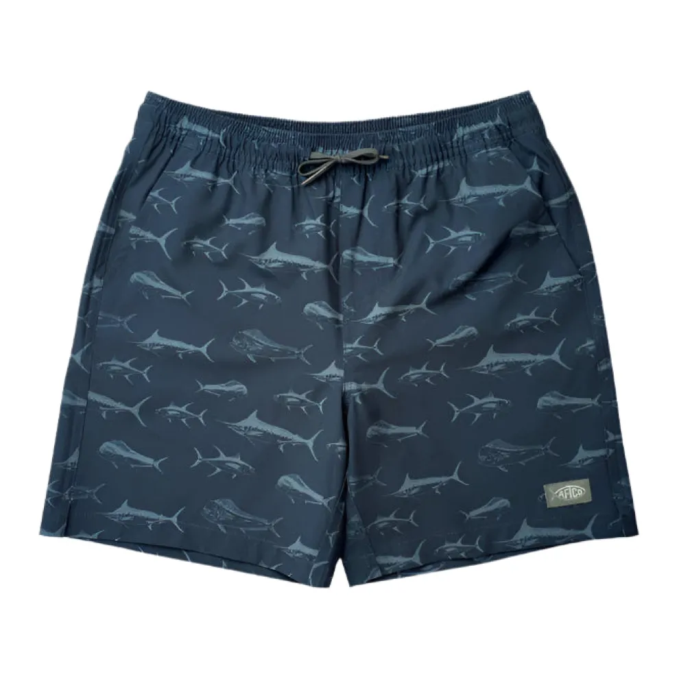 Strike Printed Swim Shorts for Boys