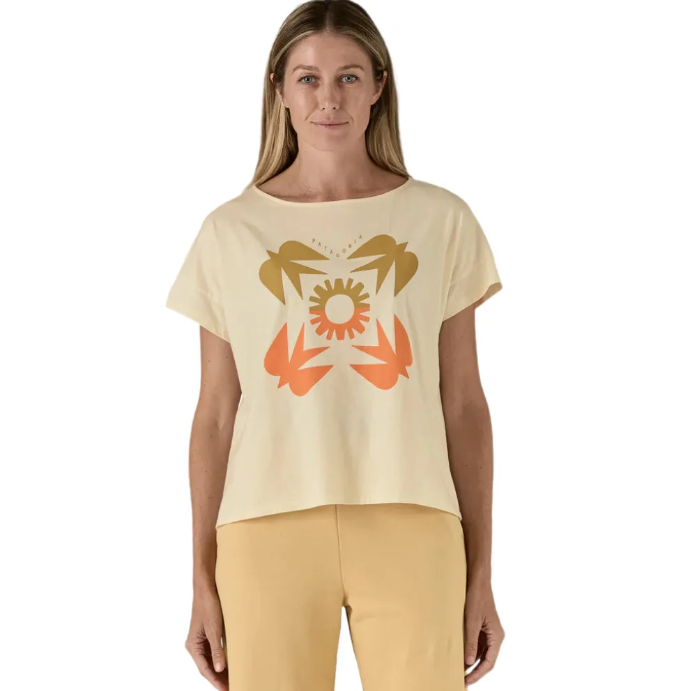 Sunfirst Relaxed Drop Sleeve Organic T-Shirt for Women (SALE)