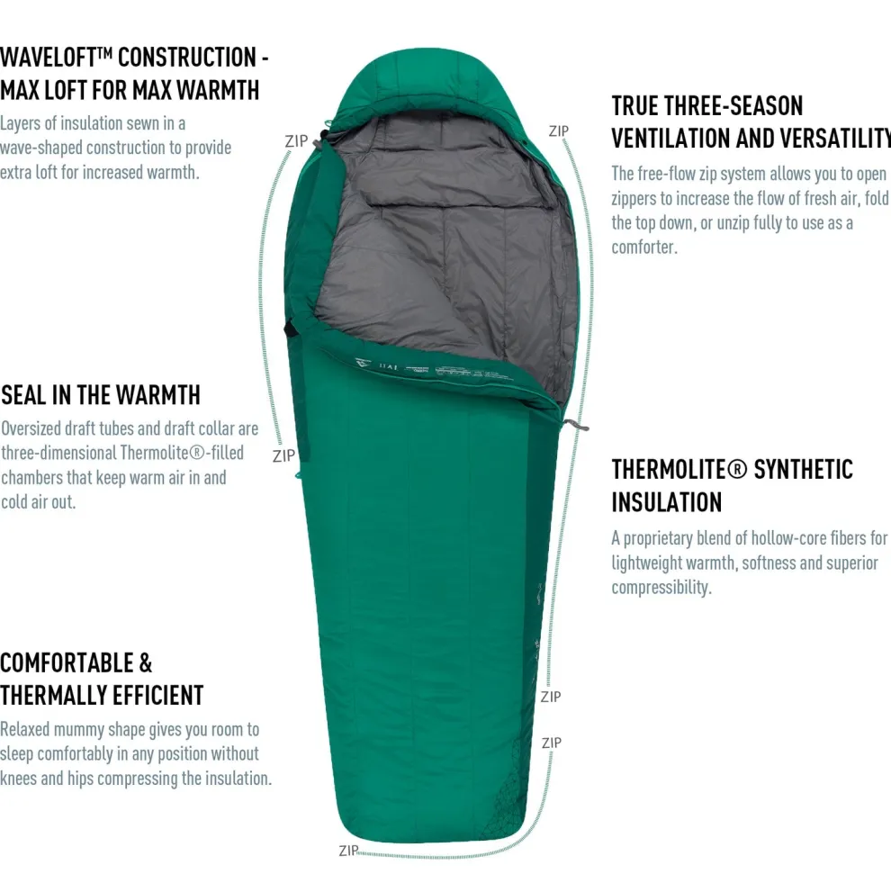 Traverse Synthetic Sleeping Bag 25°F