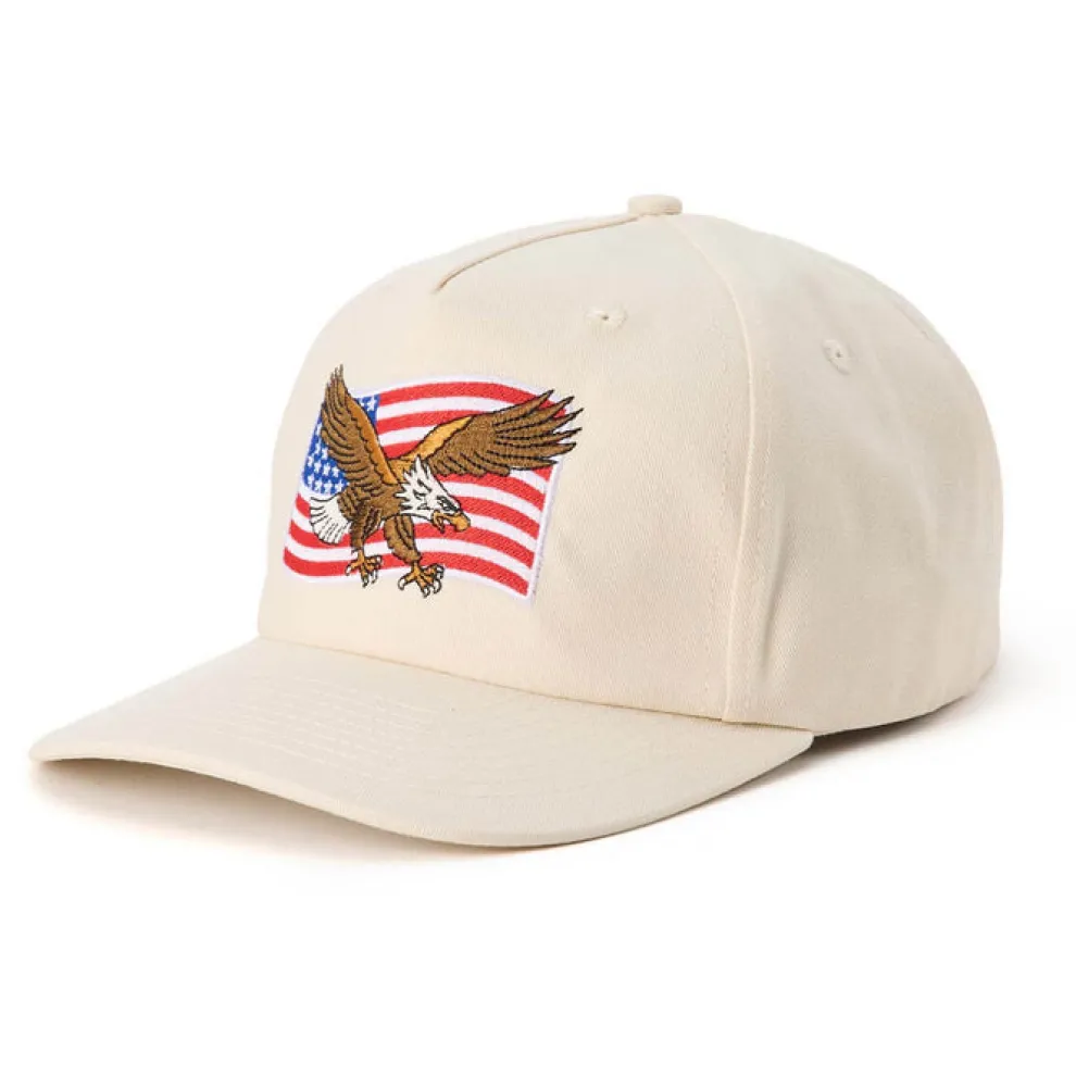 USA White Snapback