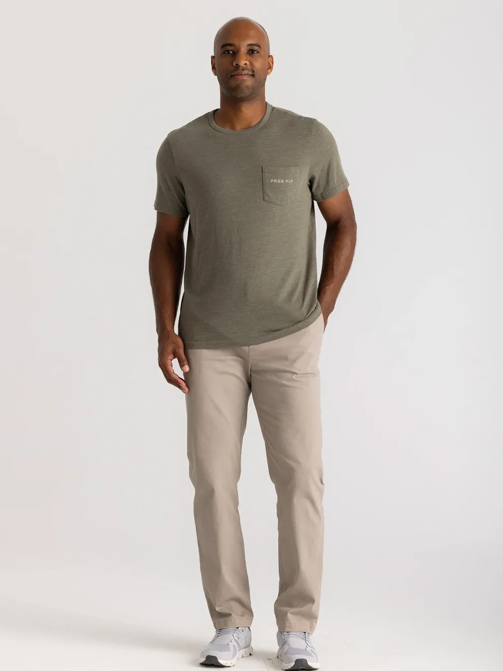 Vintage Camo Redfish Pocket Tee for Men