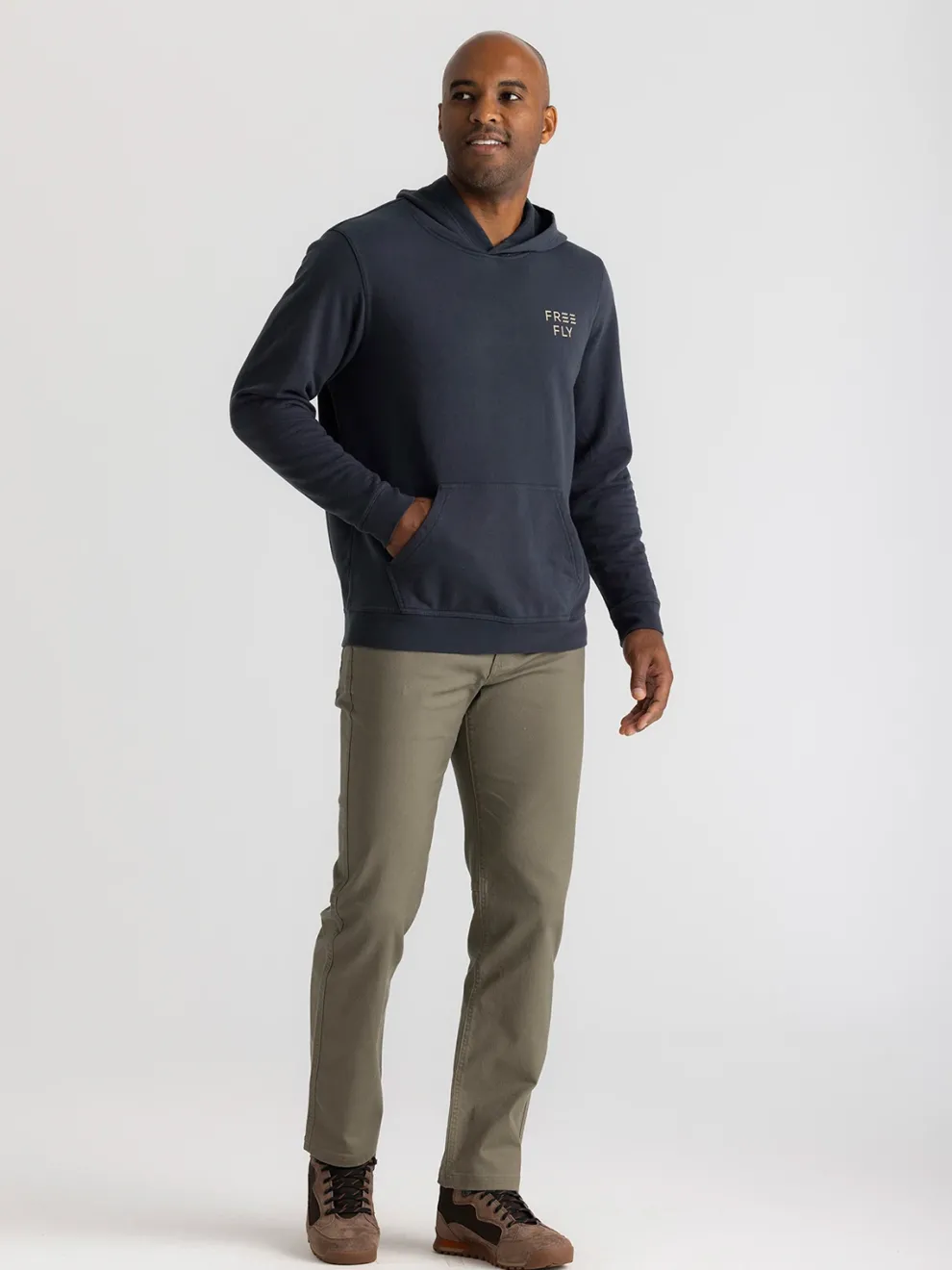 Vintage Camo Redfish Fleece Hoodie for Men