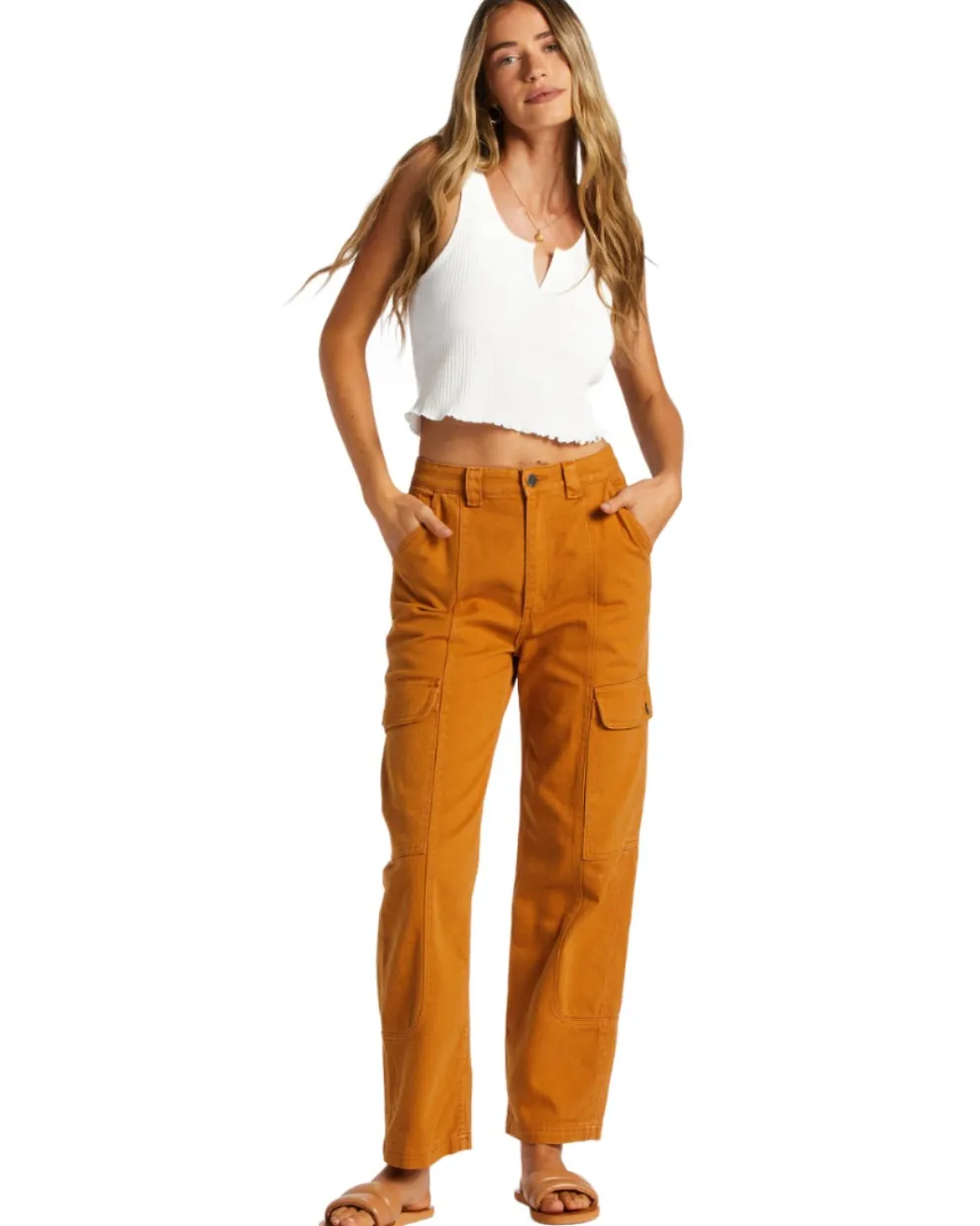 Wall To Wall Denim Cargo Pant for Women (FINAL SALE)