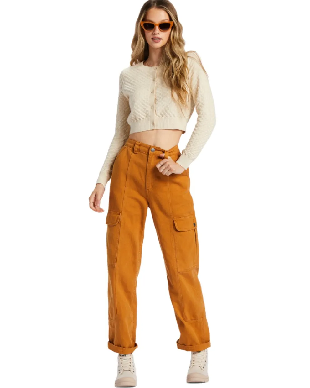 Wall To Wall Denim Cargo Pant for Women (FINAL SALE)