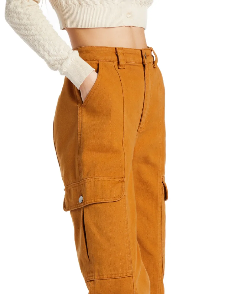 Wall To Wall Denim Cargo Pant for Women (FINAL SALE)