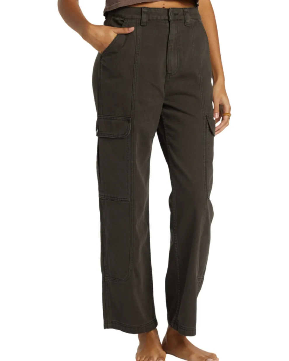 Wall To Wall Denim Cargo Pant for Women