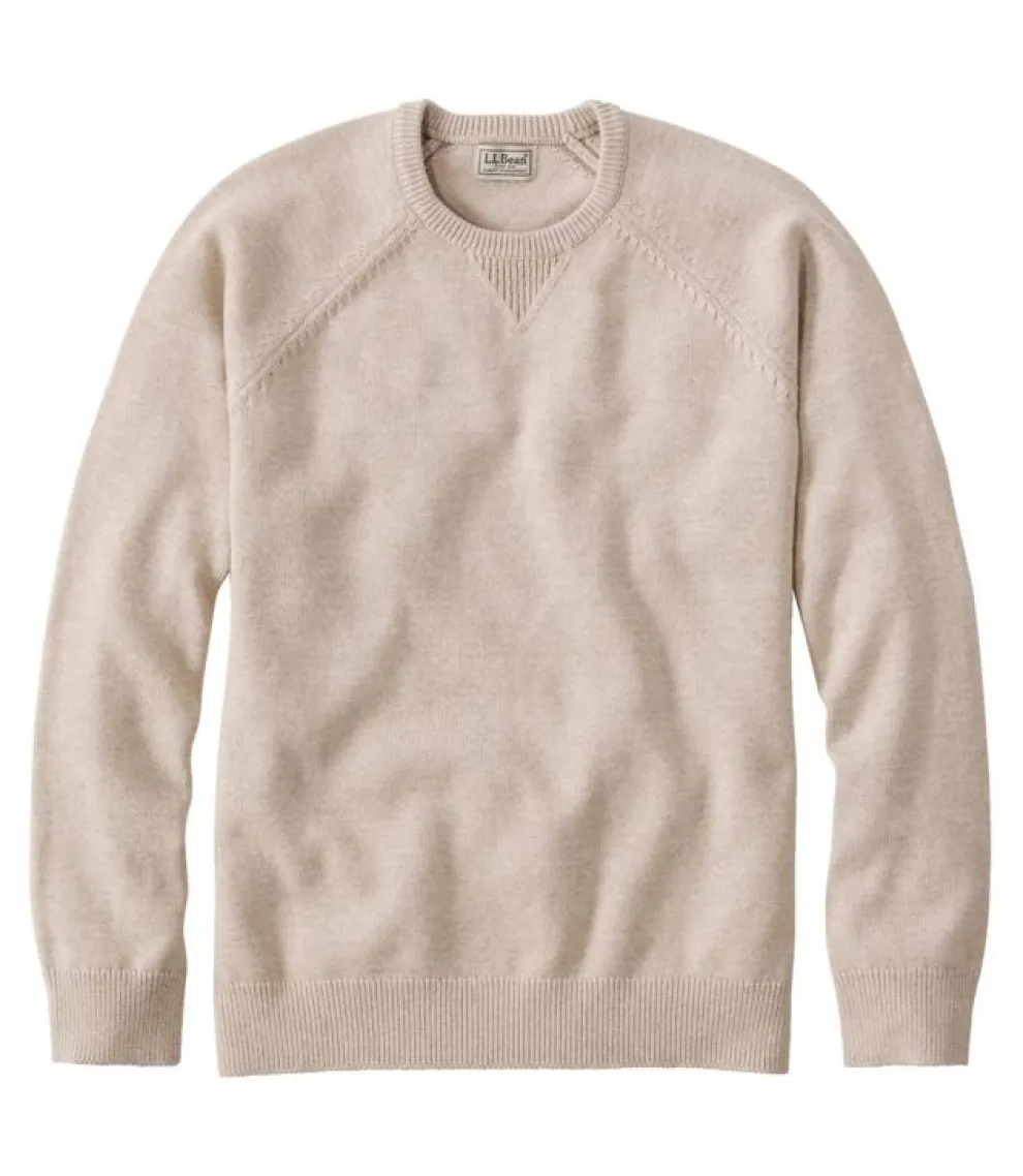 Wicked Soft Cotton/Cashmere Crewneck Sweater for Men