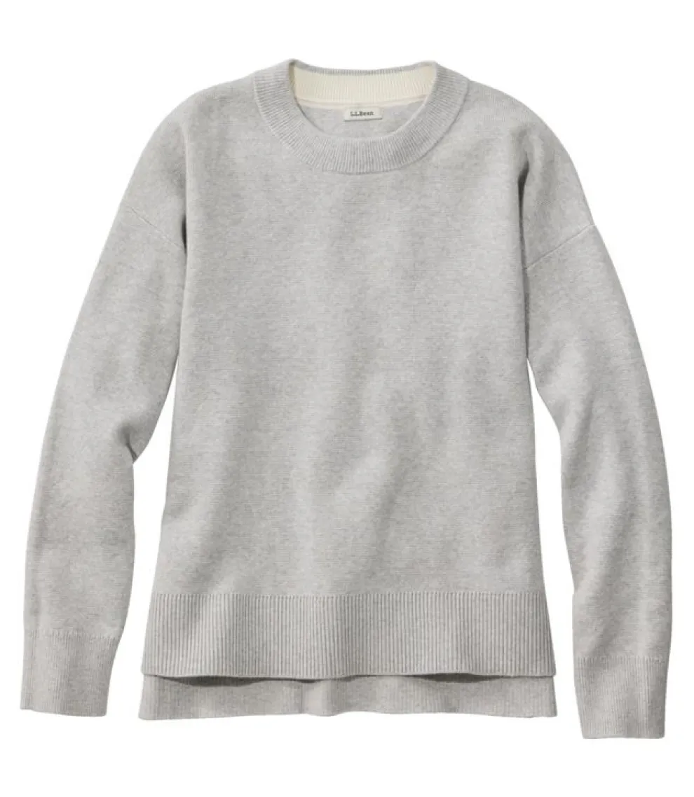 Wicked Soft Cotton/Cashmere Crewneck Sweater for Women