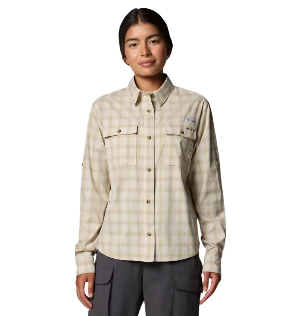 Women's PFG Wild Cast Performance Yarn Dye Long Sleeve Shirt